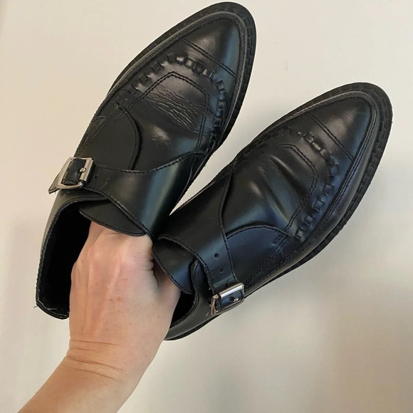 Underground Originals BLACK CREEPERS – SINGLE SOLE – APOLLO size 36 Loafer.